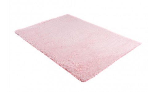Pluszowy mięciutki dywan VELVET BUNNY 80x160cm kolor pudrowy róż