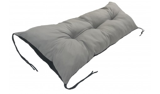 Poduszka na ławkę ogrodową, huśtawkę 100x50 cm szara