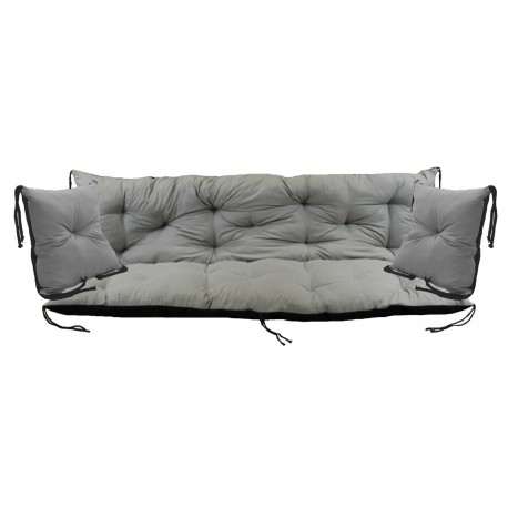 Poduszka na ławkę ogrodową 100x60x50 cm + 2 x 40x40 cm
