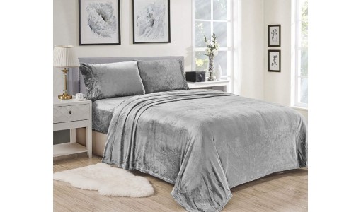 Elegancka welurowa narzuta na łóżko 160x200cm kolor czarny